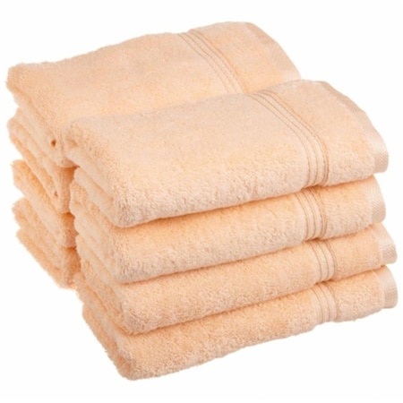 Superior Egyptian Cotton 8-Piece Hand Towel Set Peach NS HTOWEL PH